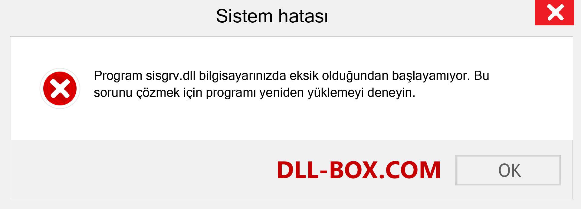 sisgrv.dll dosyası eksik mi? Windows 7, 8, 10 için İndirin - Windows'ta sisgrv dll Eksik Hatasını Düzeltin, fotoğraflar, resimler